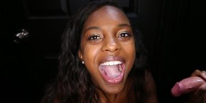 Gloryhole Secrets are excited to present you with a xxx photo gallery showcasing Armani in robbing on cock sex scene